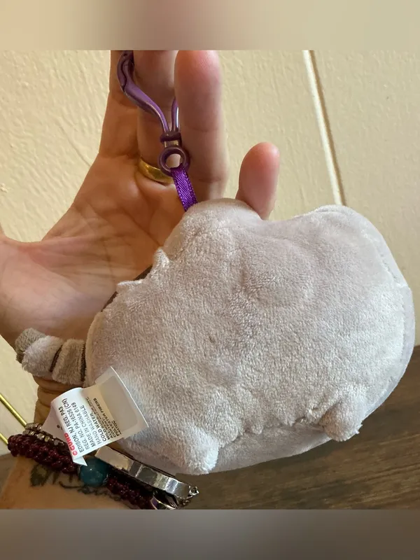 NWT Pusheen Cat Wearing Sunglasses Stuffed Animal Plush Toy Keychain Bag Clip - Image 2