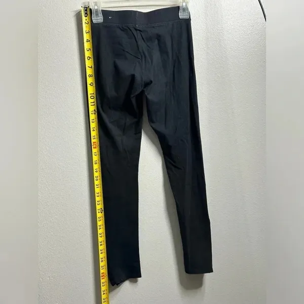 American Eagle Women‎ Black Hi-Rise Standard Leggings Pants Size Small - Image 10
