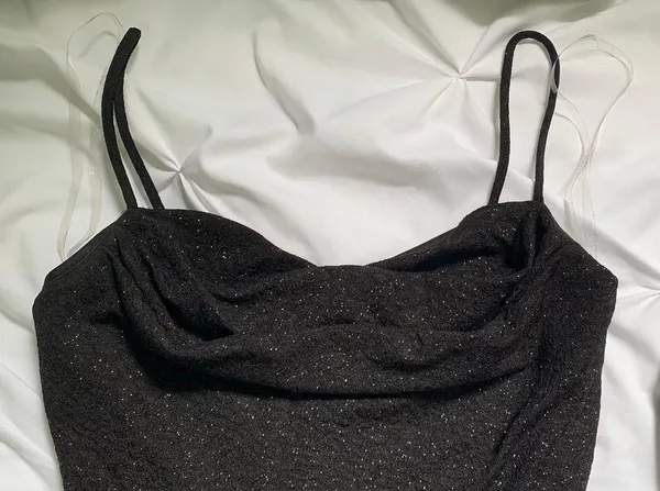 Sparkly Black Homecoming Dress - Image 3