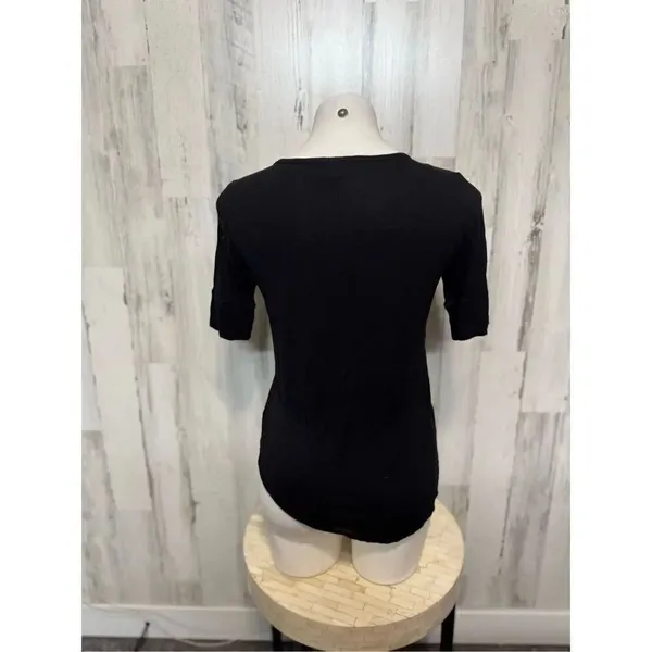 H&M basic black top - Image 4