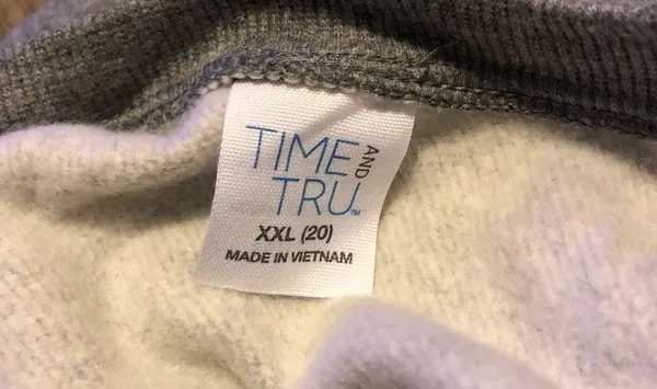 Long Sleeve Gray Sweatshirt Size XXL - Image 2