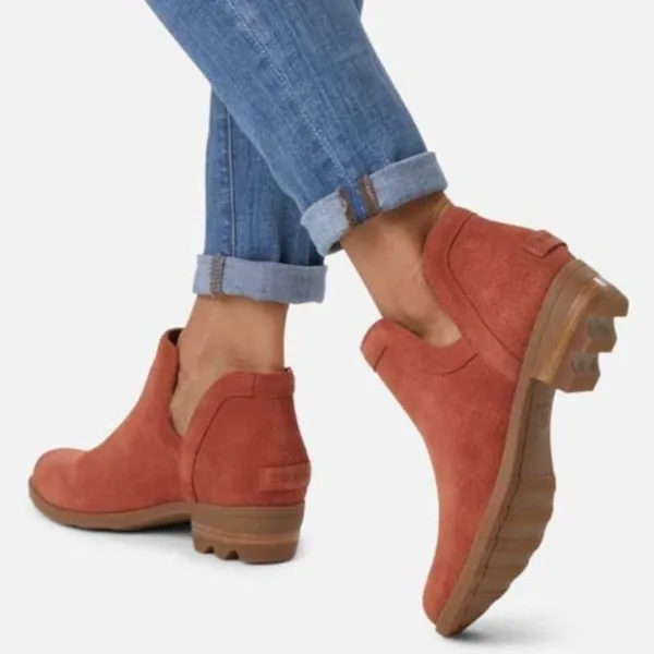 Like New Sorel Leather Lolla Cut-Out Booties Size 7 Retail $140.00 - Image 2