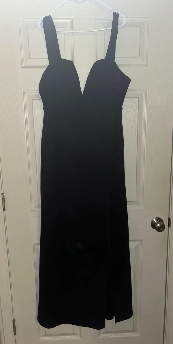 Lulus Daring Elegance Black Sleeveless Mermaid Maxi Dress - Image 4