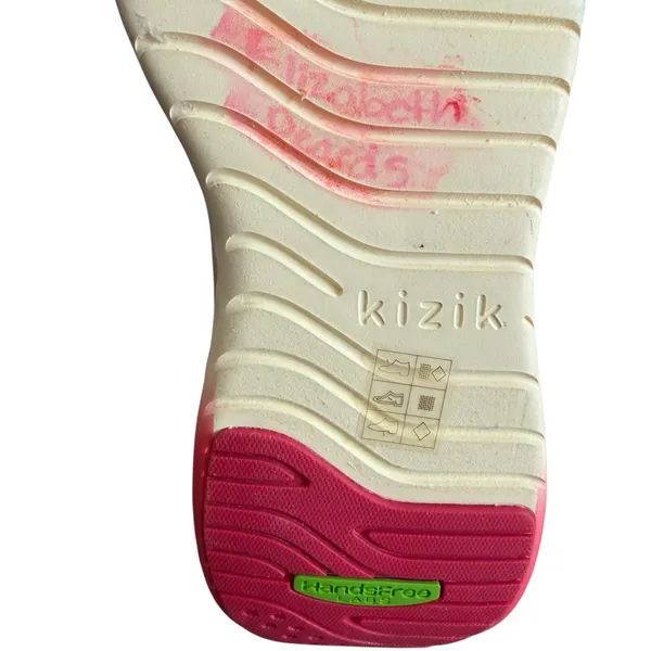 KIZIK Athens Slip On Sneakers Women's 7 Wide White Sunrise Comfort Hands Free - Image 9