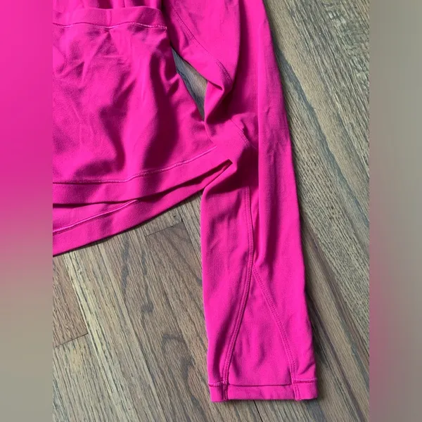 Athleta pink transcend wrap long sleeve medium - Image 4