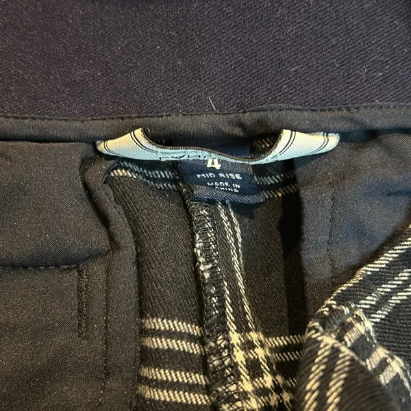 LANDS’ END plaid pants - Image 4