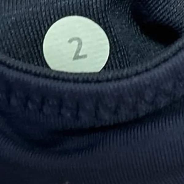 Lululemon Navy Blue Capri Yoga Workout Running Athletic Leggings Pants Size 2 - Image 5