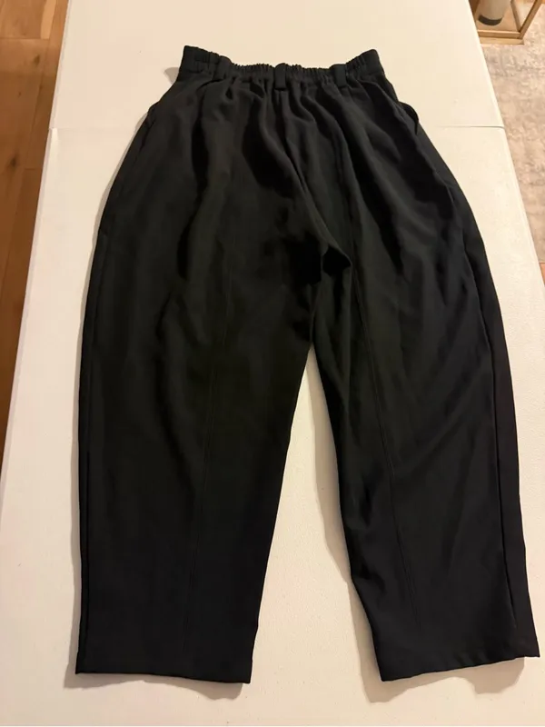 Halara Flex High Waisted Tapered Work Pants SKU 02875872 Black Small Petite - Image 4