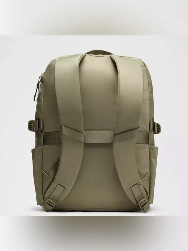 Lululemon NWT New Crew Backpack 22L Water Repellent Tan Green - Image 2