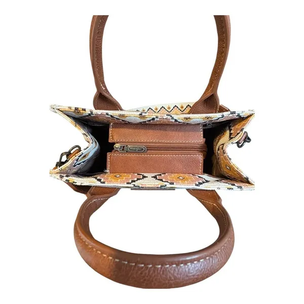Wrangler Southwestern Aztec‎ Tote Bag Crossbody Purse Western Cowgirl Mini Boho - Image 13