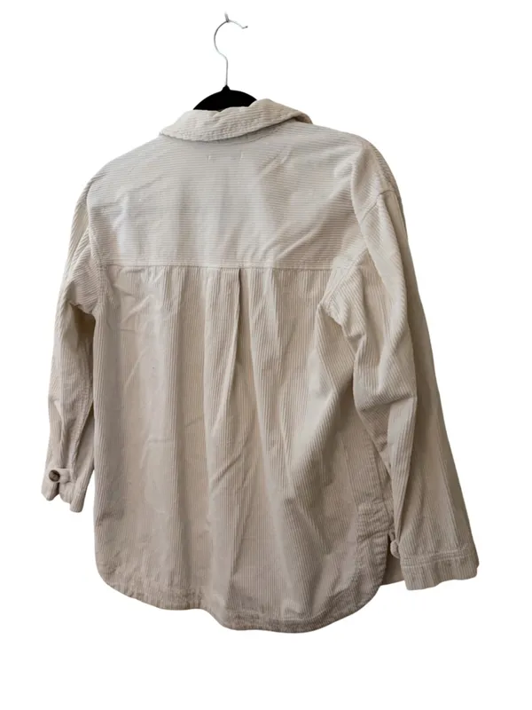 Madewell Corduroy Shirt Jacket Shacket Ivory S - Image 8