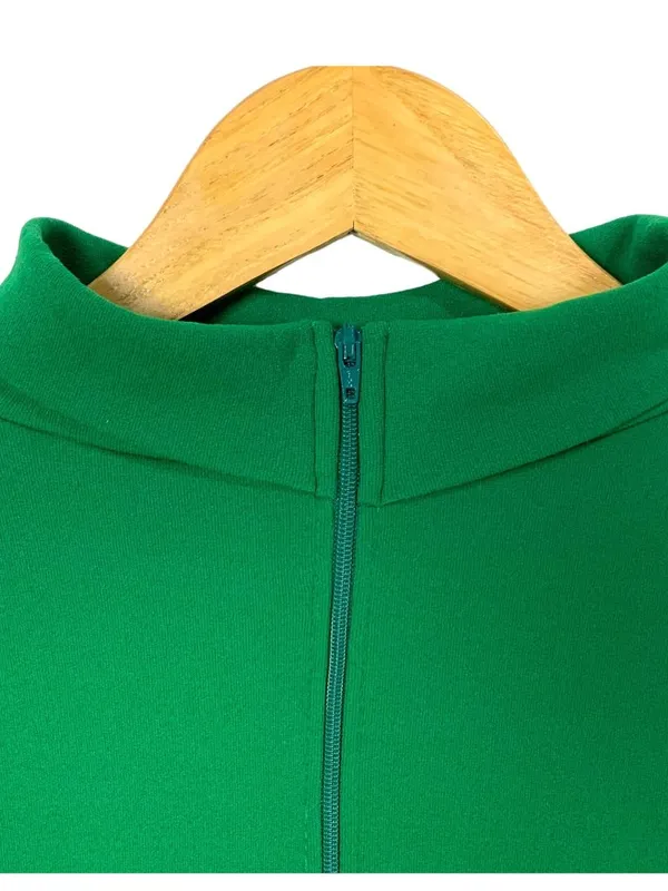 J.B. Bloomers Adult XS Kelly Green Cheer Long Sleeve Mock Neck Leotard Bodysuit - Image 5