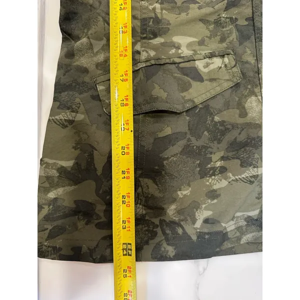 Eddie Bauer Womens Vest Small Lightweight Camo Green Camouflage Nylon Outdoor - Image 8
