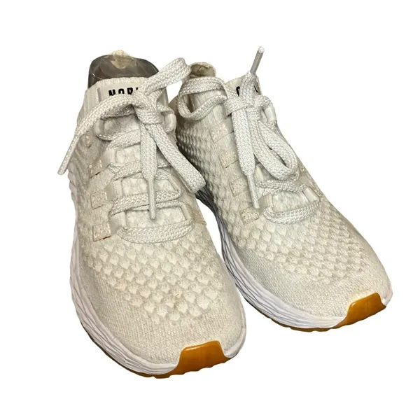 Nobull White Knit Running Shoes Size 7.5 Womens Lightweight Breathable Athletic - Image 2