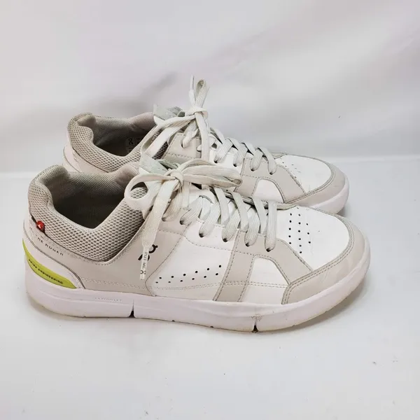 On THE ROGER Clubhouse CloudTec Womens 9 Tennis Sneakers White‎ Yellow - Image 3
