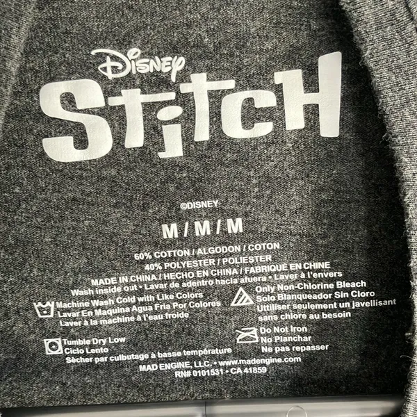Disney Stitch shirt M - Image 2