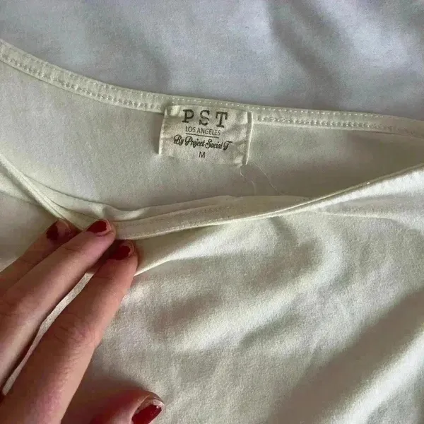 COPY - White one sleeved top - Image 3