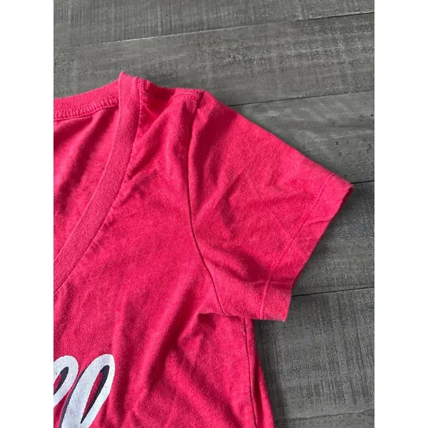 "Roll Tribe"‎ Women's Red Short Sleeve Tee Size Large - Image 4