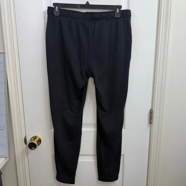 Sport‎ Tek black pull on jogger cotton blend active fleece lined sweatpants L - Image 6
