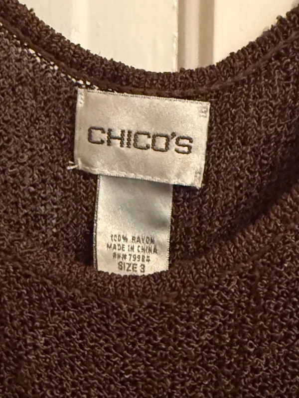 Chicos open knit tank - Image 2