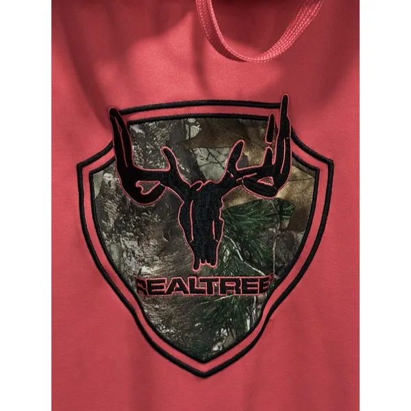 Realtree Pullover Long Sleeve Hoodie Size L/XL Logo Graphic Camo Hunting‎ - Image 2