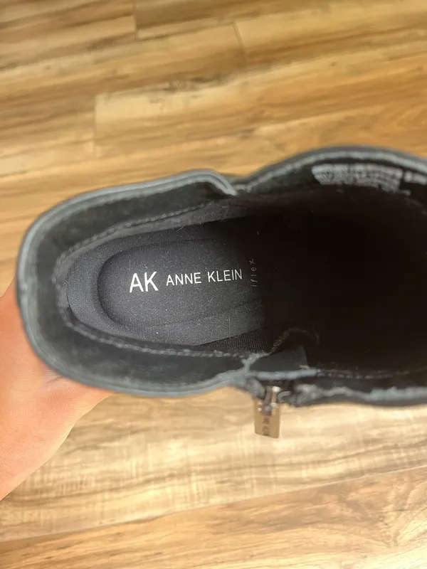 Anne Klein Black Ankle Boots - Image 4