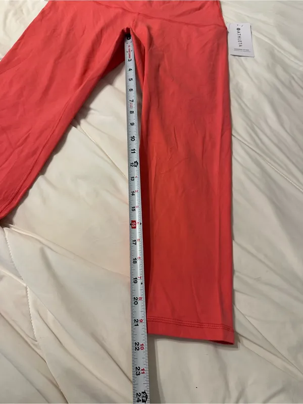 Athleta Coral Pink High-Rise Transcend 7/8 Tights - Performance - NWT - Size 1X - Image 13