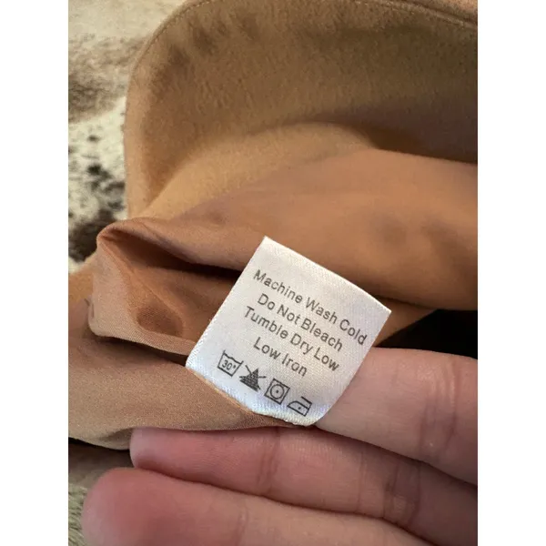 Tuckernuck Emerson coat dress Size Medium Tan Elbow Patch - Image 12