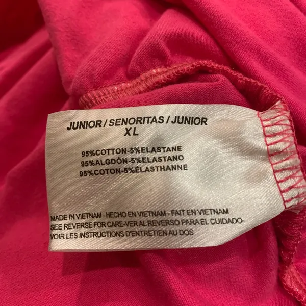 Energie Fuschia Cap Sleeve Wrap Crop Top - Image 5