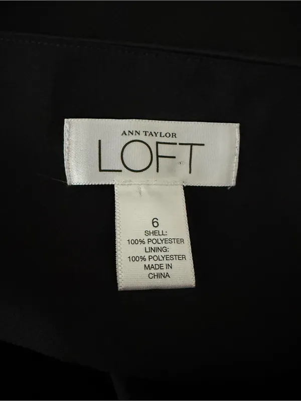Loft Y2K babydoll Cami Top Bow Sequin Hem Dark Coquette US 6 - Image 6