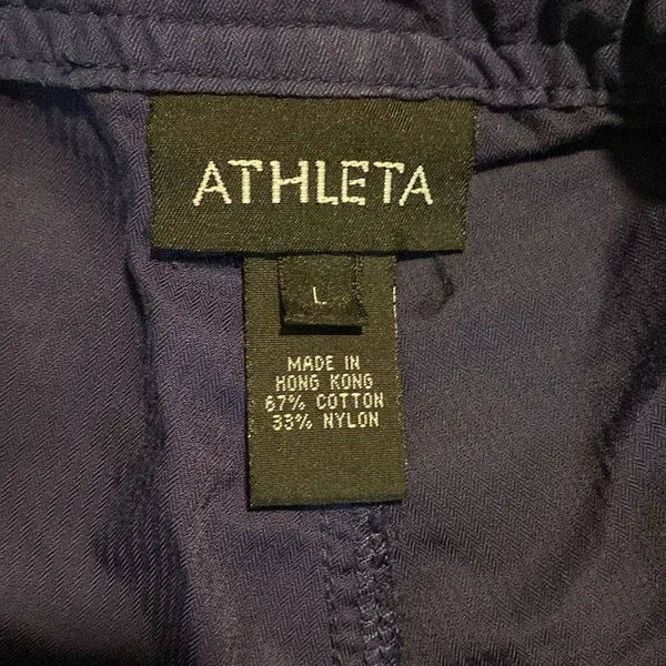 ATHLETA womens navy blue shorts size L - Image 5