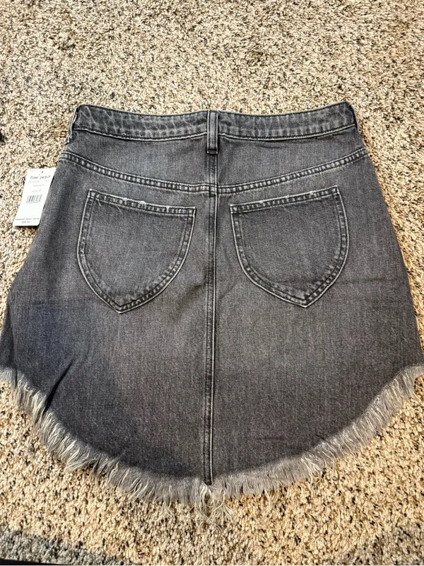 NWT Free People Bailey Denim Mini Skirt - Maverick - Image 6