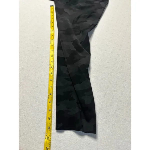 Lululemon Base Pace High-Rise Crop 23" Size 14 Heritage 365 Camo Deep Coal Multi - Image 7