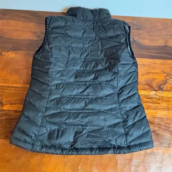 Eddie Bauer‎ Vest Womens Size M Black Down Puffer Full Zip - Image 4