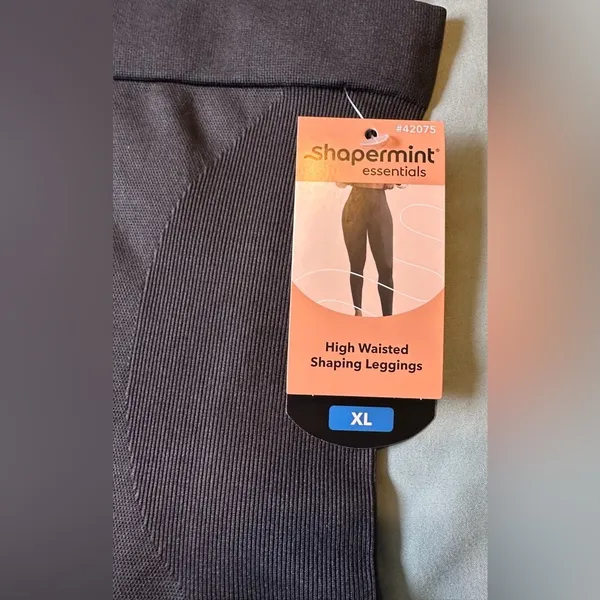 Shapermint Essentials High Waisted Shaping Leggings Black‎ XL 42075 NWT - Image 6