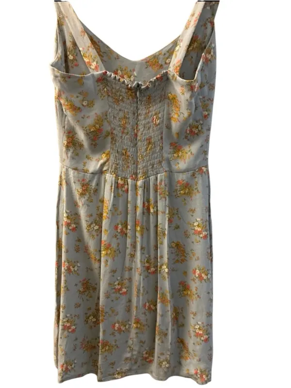 Reformation Humphrey Mini Dress Blue Floral Grazia Vacation romantic Fairy - Image 11