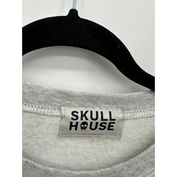 Skull House Ghost Graphic Sweatshirt Gray Will You Still Love Me XL 2XL - Image 6