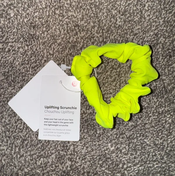 Lululemon scrunchie hair tie with logo - Image 2