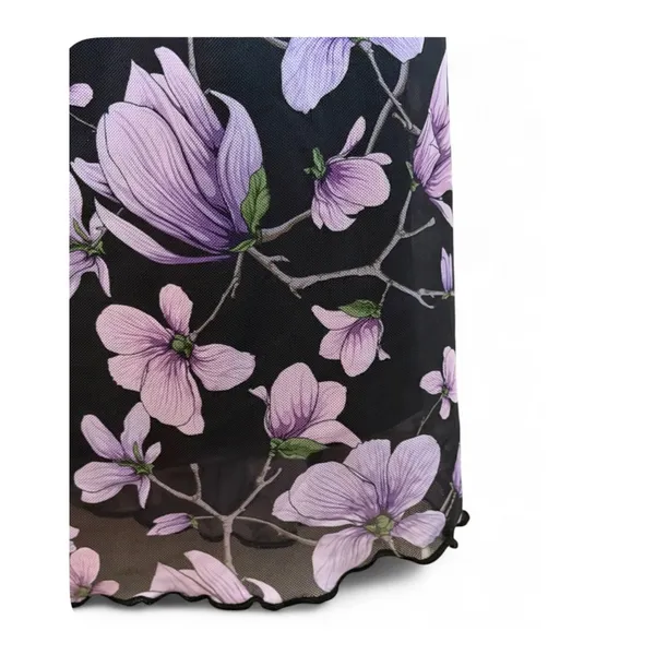 Princess Polly Women’s Black & Purple Floral Print Sleeveless Midi Dress Size 4 - Image 13