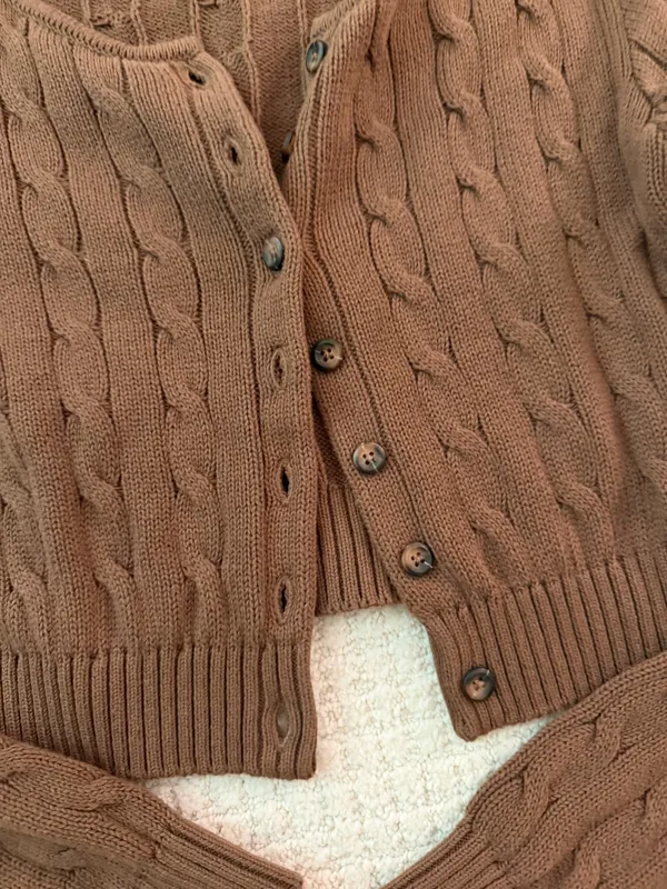 Brandy Melville Cable Knit Cardigan - Image 4