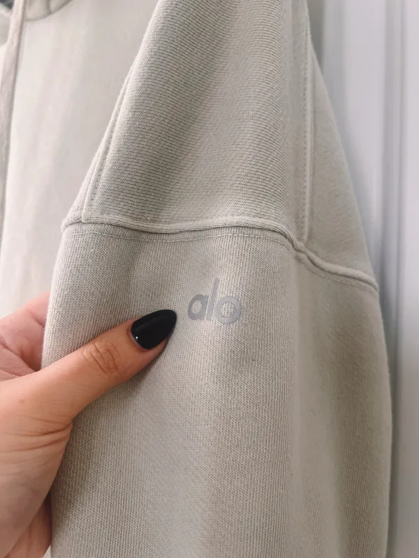 Alo Cropped Yoga Sweatshirt - Image 2