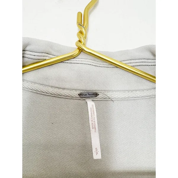 Free People Ruby Jacket in Stone Size Small Oversized Boho Shacket - Image 6