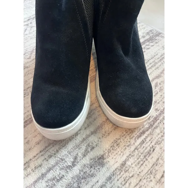 Steve Madden's women's booty hidden heel size‎ 10 black wedge boot - Image 2