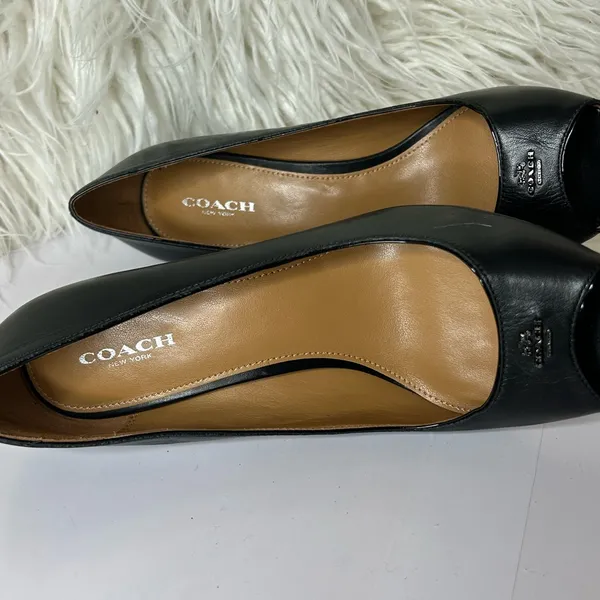 Coach Delilah Peep Toe Heel Size 8B. - Image 9