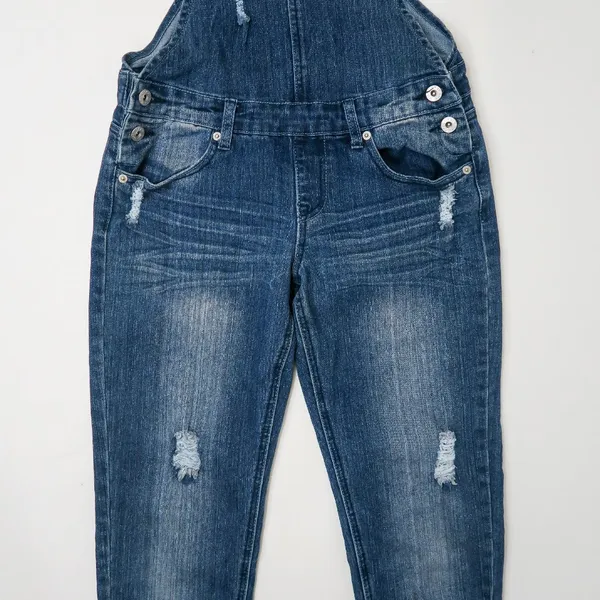 Vintage Y2K Bongo Denim Skinny Overalls - Image 6