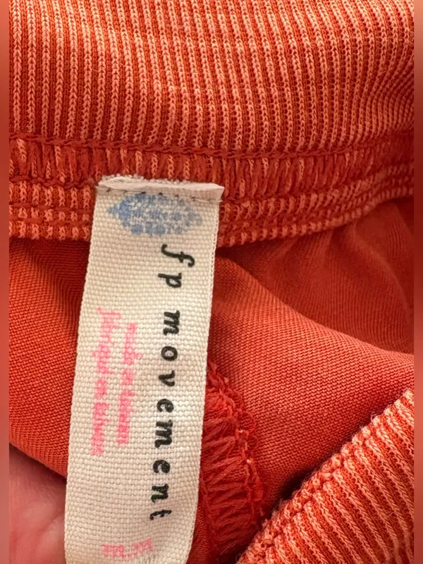FREE PEOPLE Orange Balloon Harem Jogger Pants - Image 3