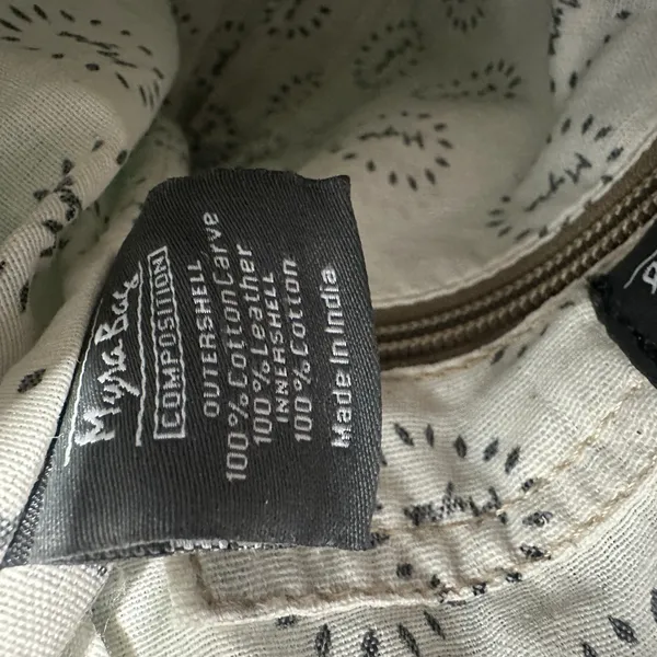 NWT‎ Myra Bag 821 Sage Green Canvas Leather Trim Crossbody Messenger Bag Boho - Image 9
