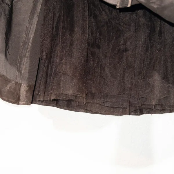 NWT J. Crew Espresso Brown 100% Silk Fit & Flare Dress Size 8 - Image 3