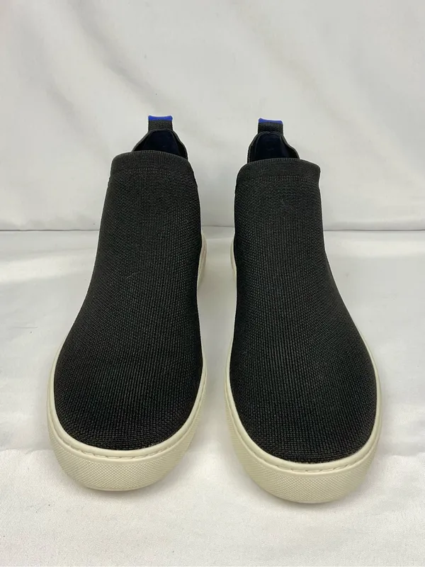 Rothy’s The Chelsea Sneaker Boot Black Knit High Top Slip On Sz 10 Neutral - Image 2