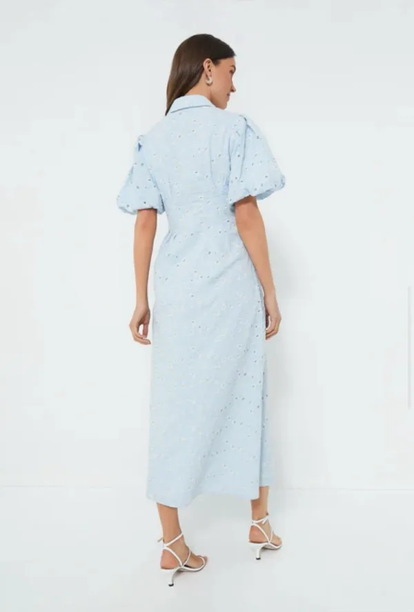 Tuckernuck Airy Blue Eyelet Delaney Dress - Image 2